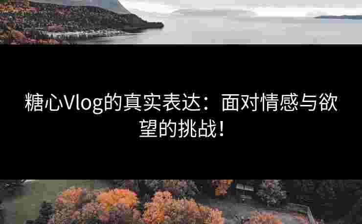 糖心Vlog的真实表达：面对情感与欲望的挑战！